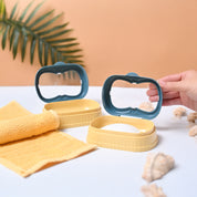 Market99 Plastic Blue & Yellow Soap Dish - Set Of 2