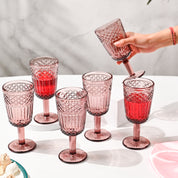 Market99 Wine Stem Glass Set Of 6 -Each (300 Ml)