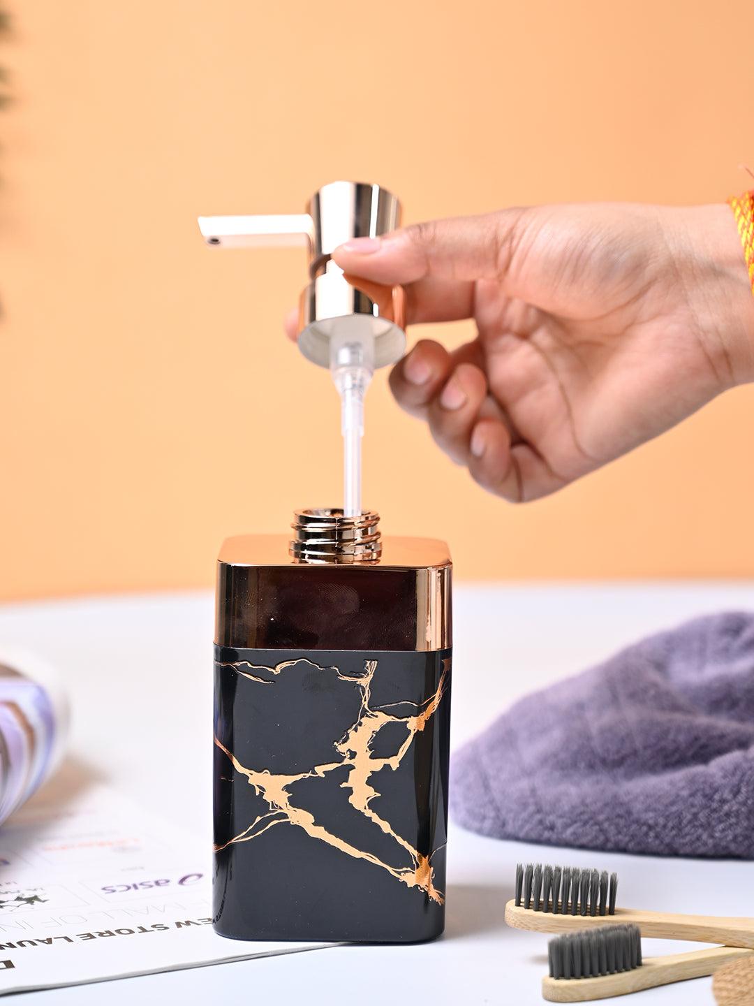 VON CASA Marble Soap Dispenser - Black