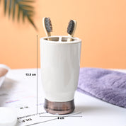VON CASA Off White Toothbrush Holder