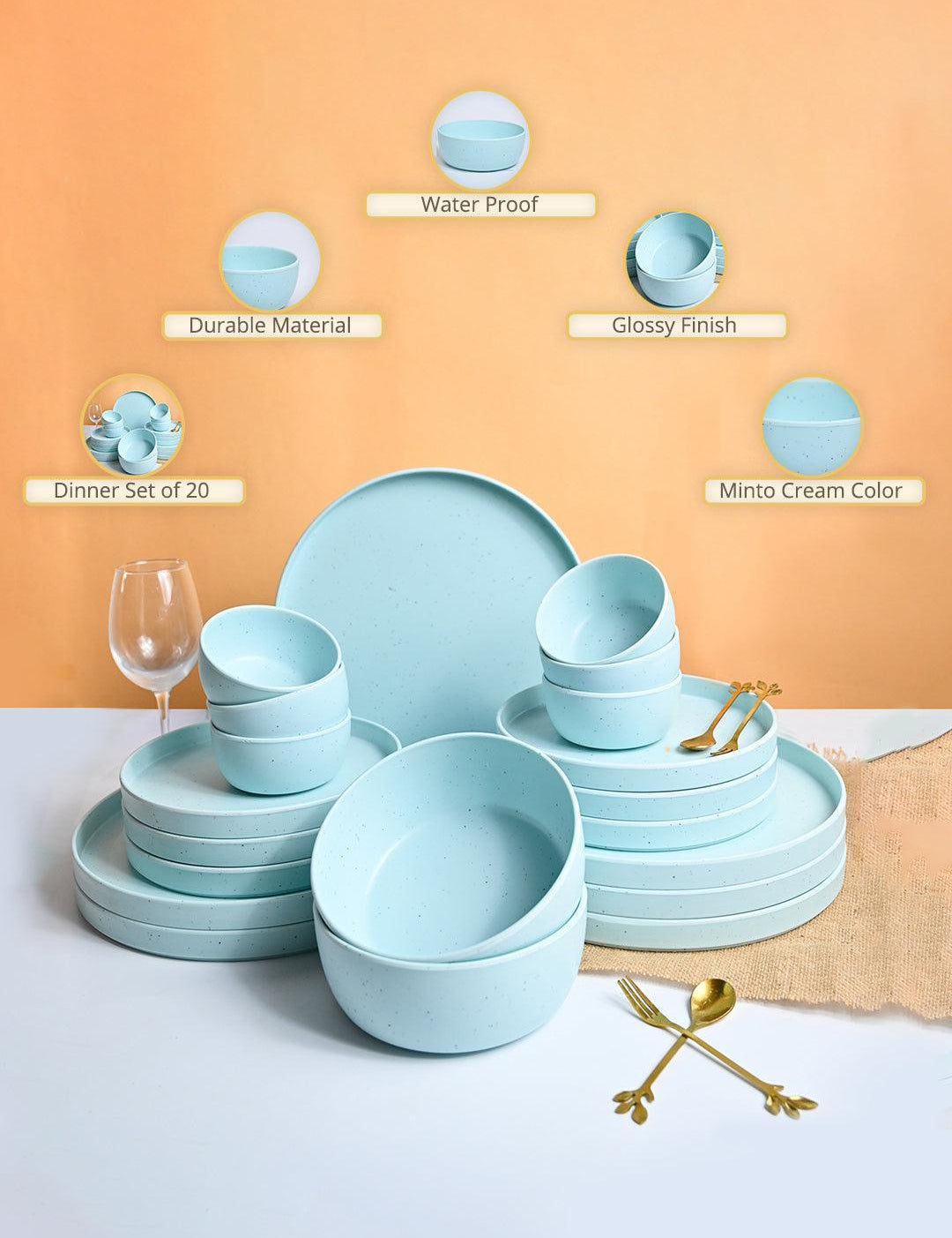 Market99 Minto Blue Sparkle Dinner Set - MARKET99