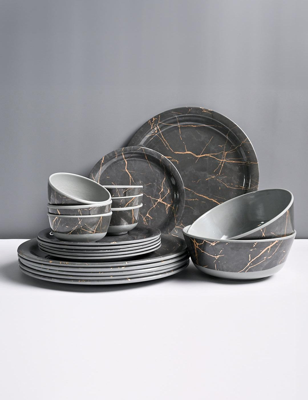 MARKET99 Grey Static Dinner Set - MARKET99