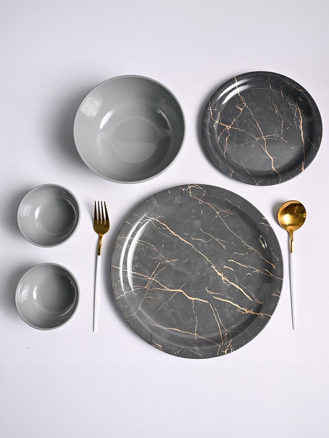 MARKET99 Grey Static Dinner Set - MARKET99