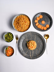 MARKET99 Grey Static Dinner Set - MARKET99
