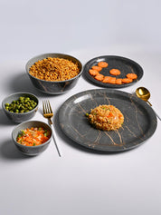 MARKET99 Grey Static Dinner Set - MARKET99