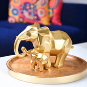 Radiant Elephant Decor Object Showpiece- Golden Gleam