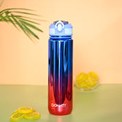 Donati Travel Bottle 1000ML - Pink & Blue Plastic Glossy Finish