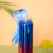 Donati Travel Bottle 1000ML - Pink & Blue Plastic Glossy Finish