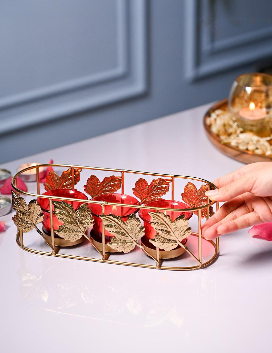 VON CASA 3 Votive Stand With Holder - MARKET99