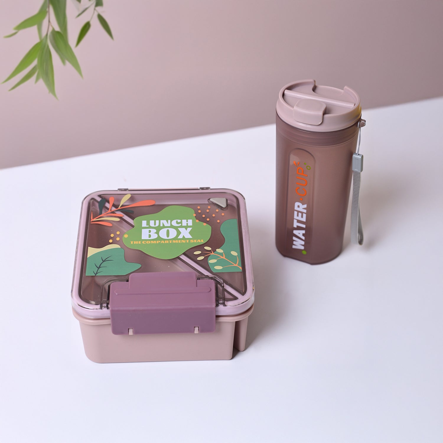 Pink Lunch Box Set - Playful and Chic