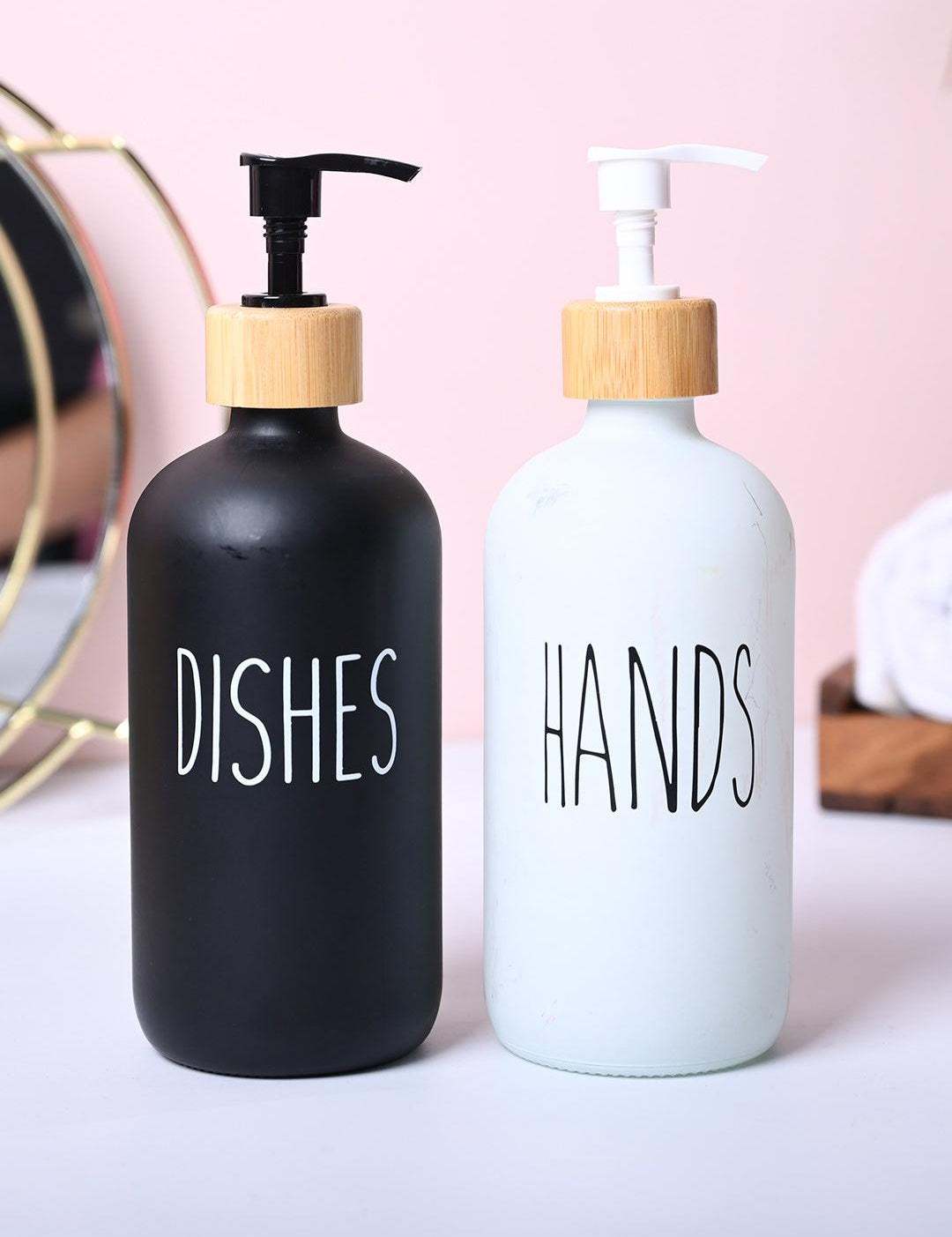 Durable Soap Dispenser Set of 2 - Hands & Dishes - MARKET99