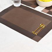 VON CASA Dark Brown Placemat Set Of 6
