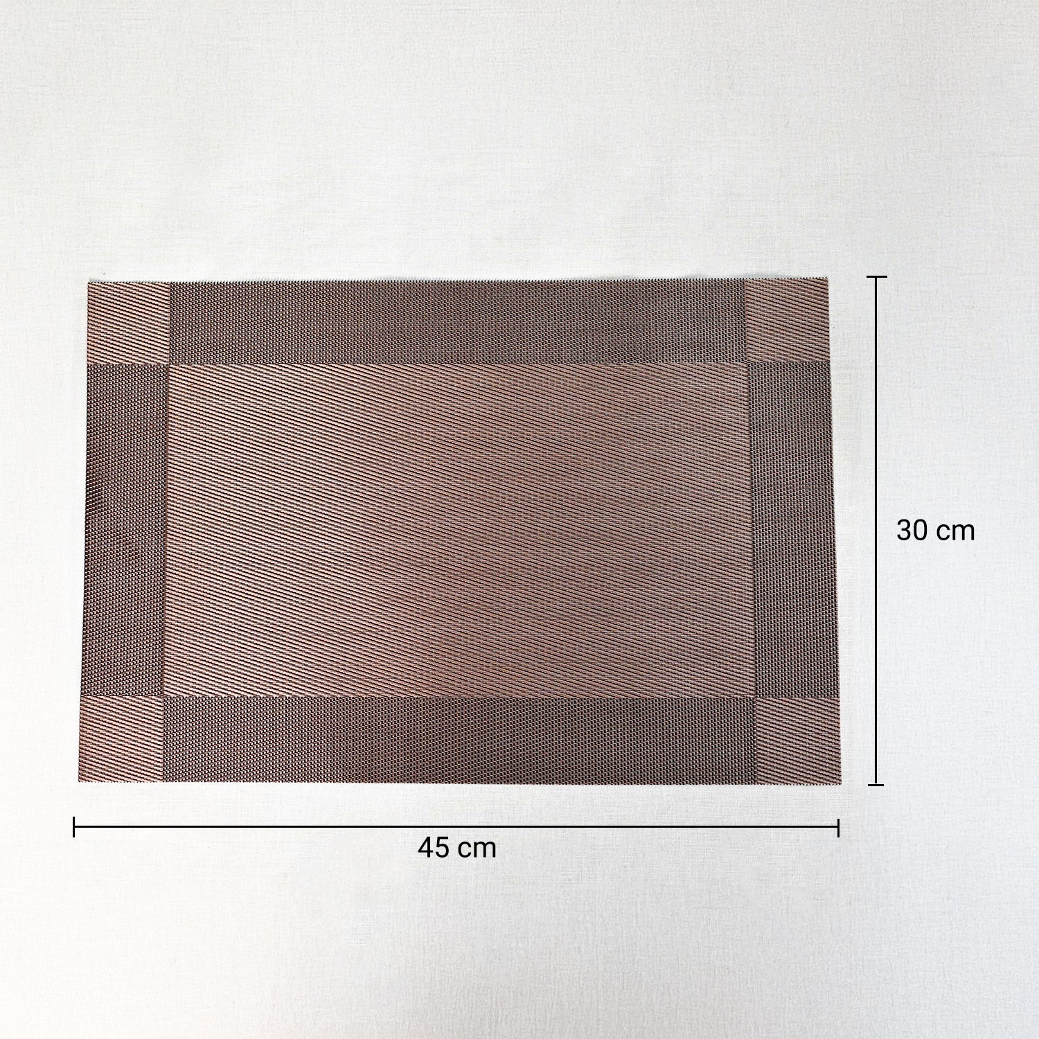 VON CASA Dark Brown Placemat Set Of 6