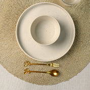 VON CASA Golden Placemat Set Of 2