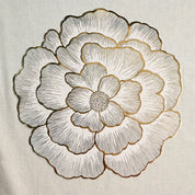 VON CASA Golden Flora Placemat Set Of 2