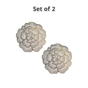 VON CASA Golden Flora Placemat Set Of 2
