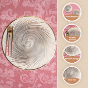 VON CASA Golden Placemat Set Of 2
