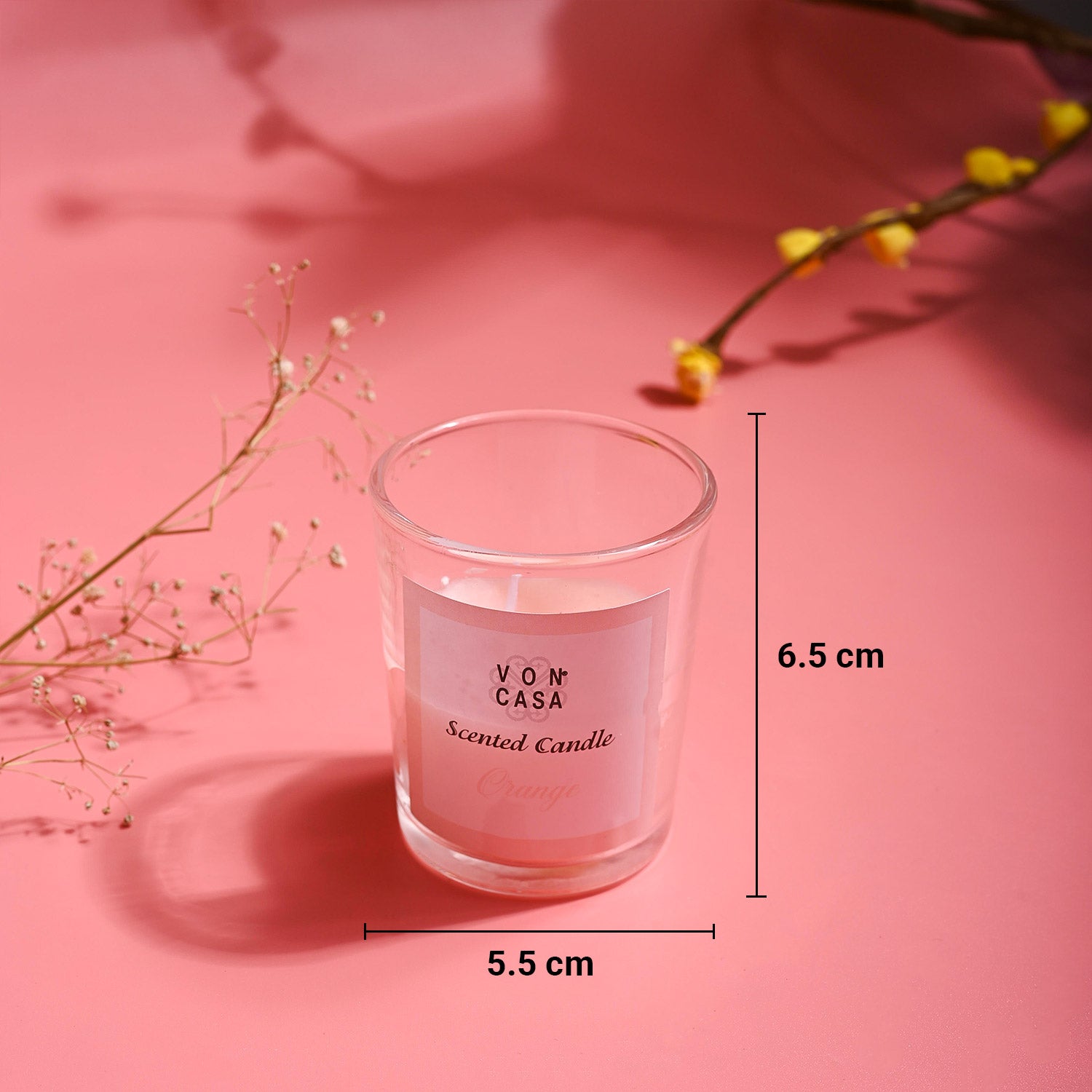 Orange Fragrance Candle Gift Set