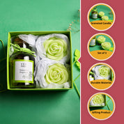 Lily Flower Candles & Potpourri Set