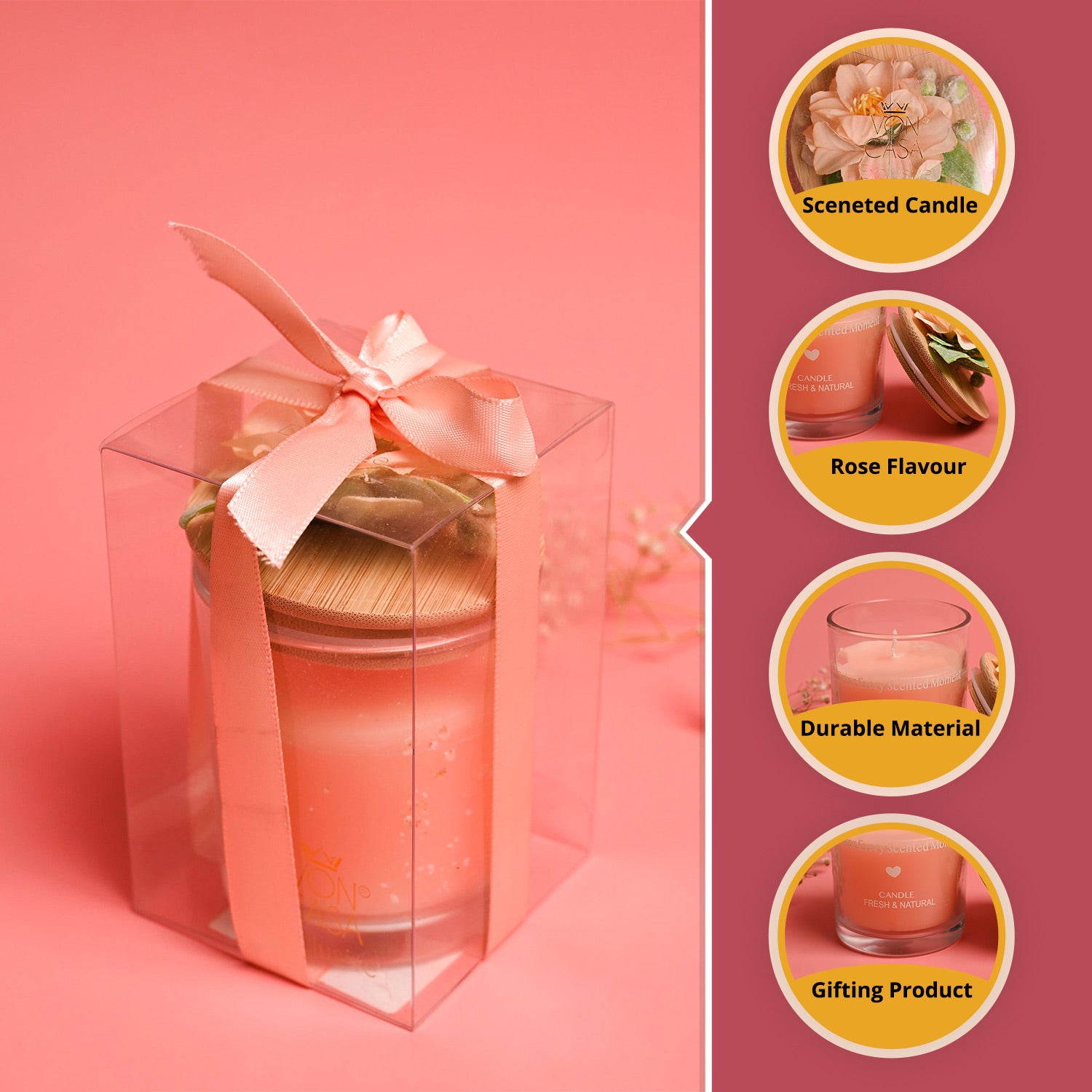 Moroccan Rose Fragrance Candle