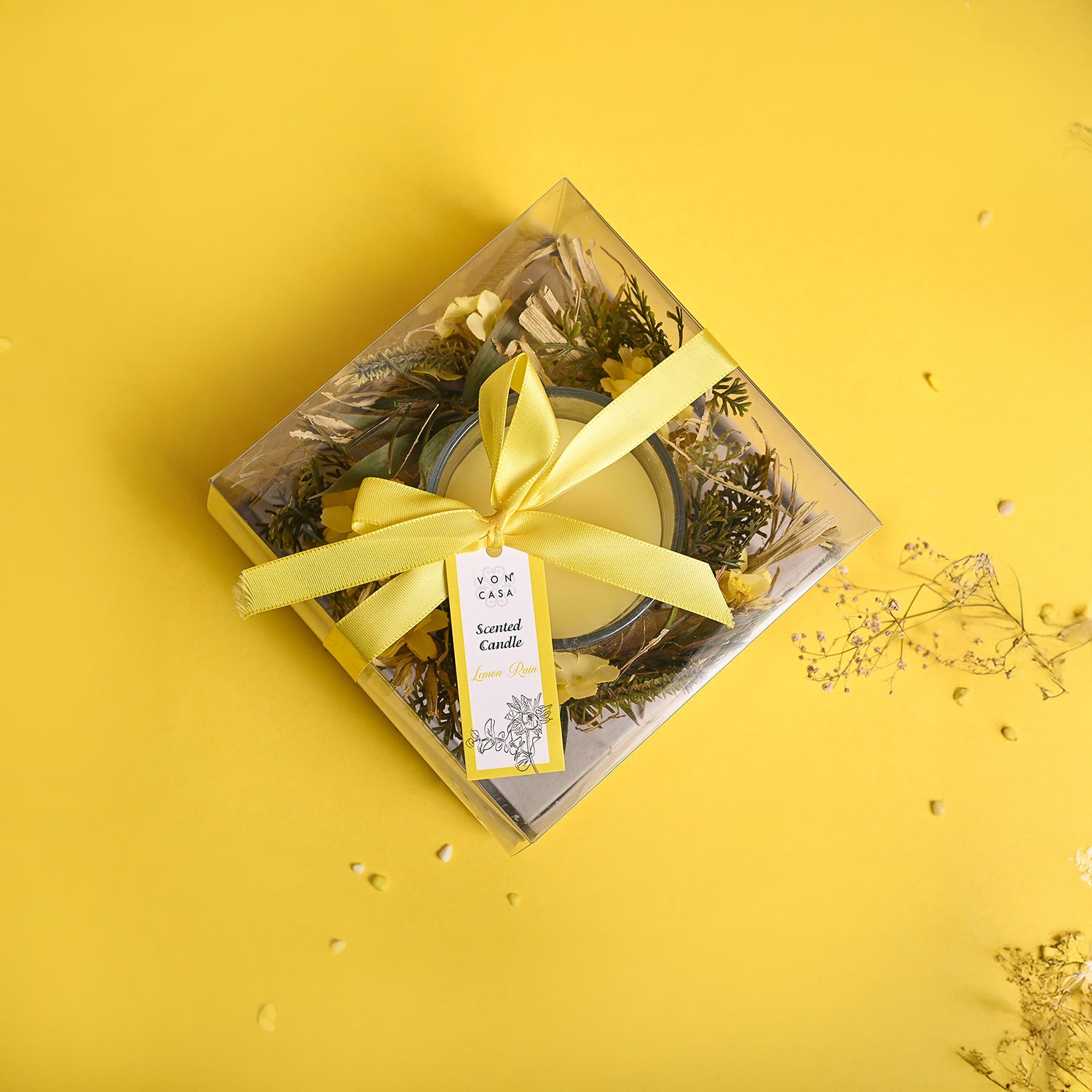 Lemon Rain Small Fragrance Candle