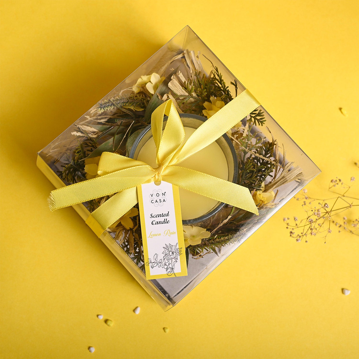 Lemon Rain Small Fragrance Candle