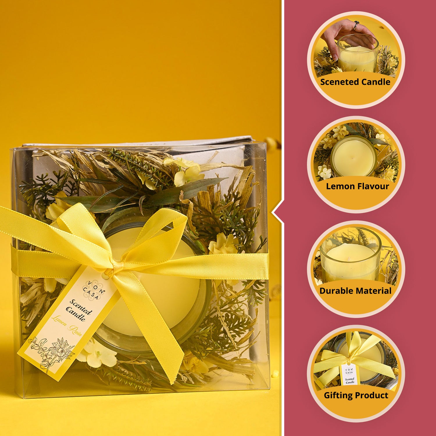 Lemon Rain Small Fragrance Candle