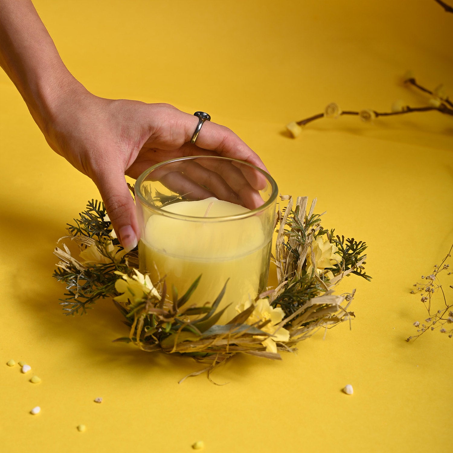 Lemon Rain Small Fragrance Candle