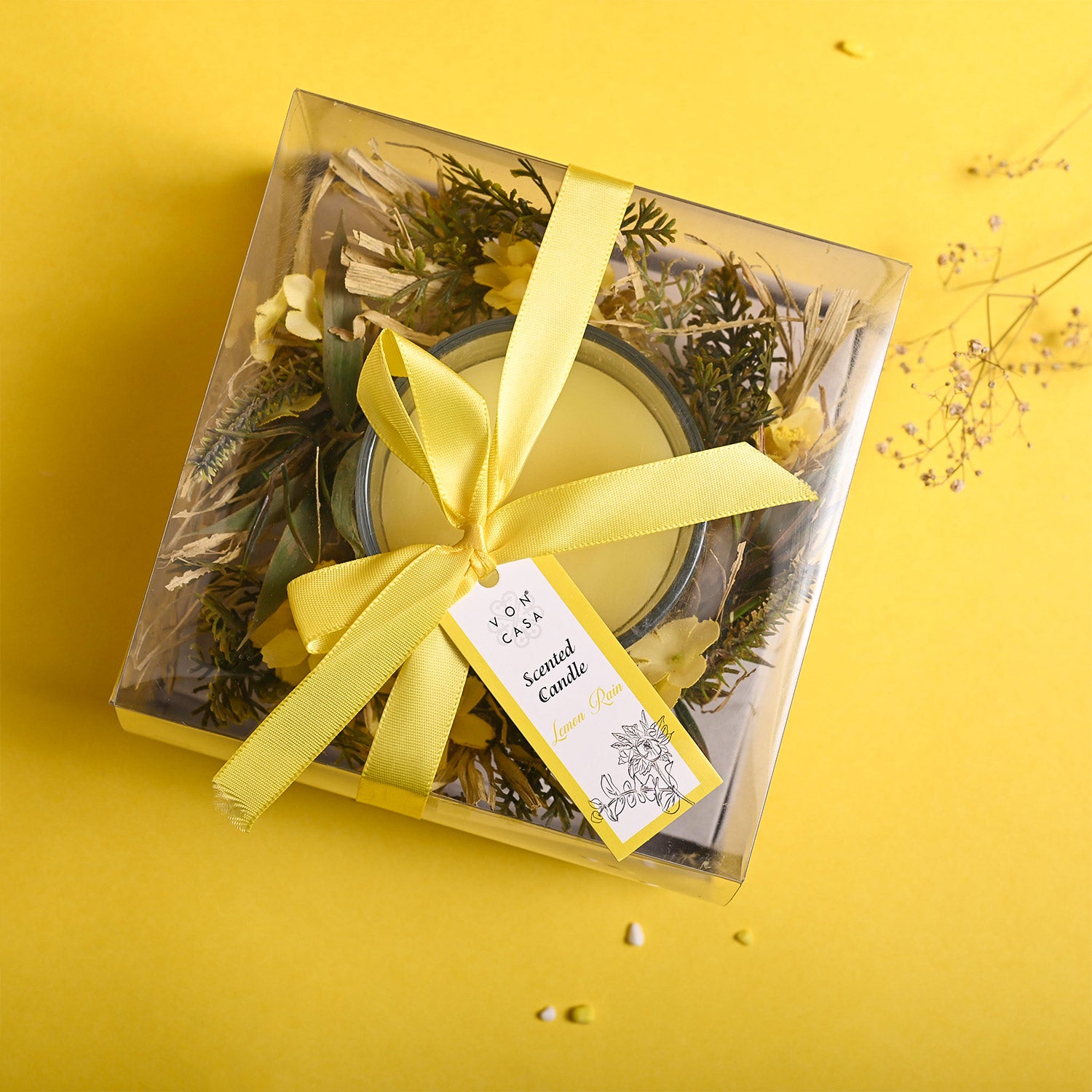 Lemon Rain Big Fragrance Candle