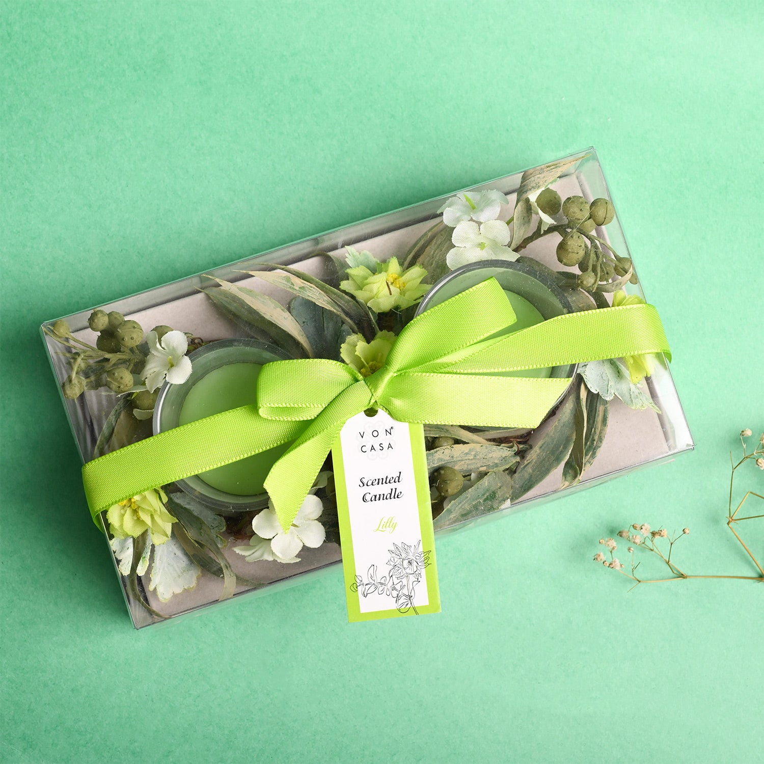 Lily Candle Pack of 2