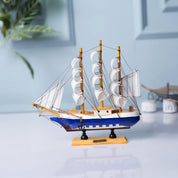 Best Sailing Boat Decorative Showpiece - White