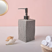 VON CASA Grey Polyresin Soap Dispenser