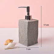 VON CASA Grey Polyresin Soap Dispenser
