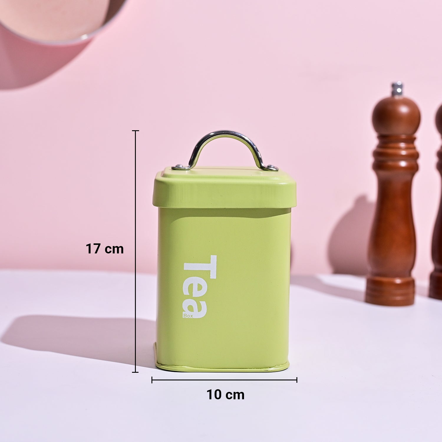 Matte Green Tea & Sugar Storage Jar