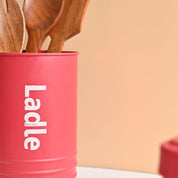 Red Ladle Holder - Metal