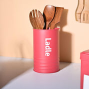 Red Ladle Holder - Metal