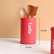 Red Ladle Holder - Metal