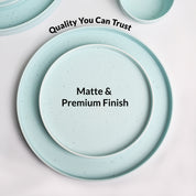 Minto Blue Sparkle Melamine Dinner Set – 12 Pcs