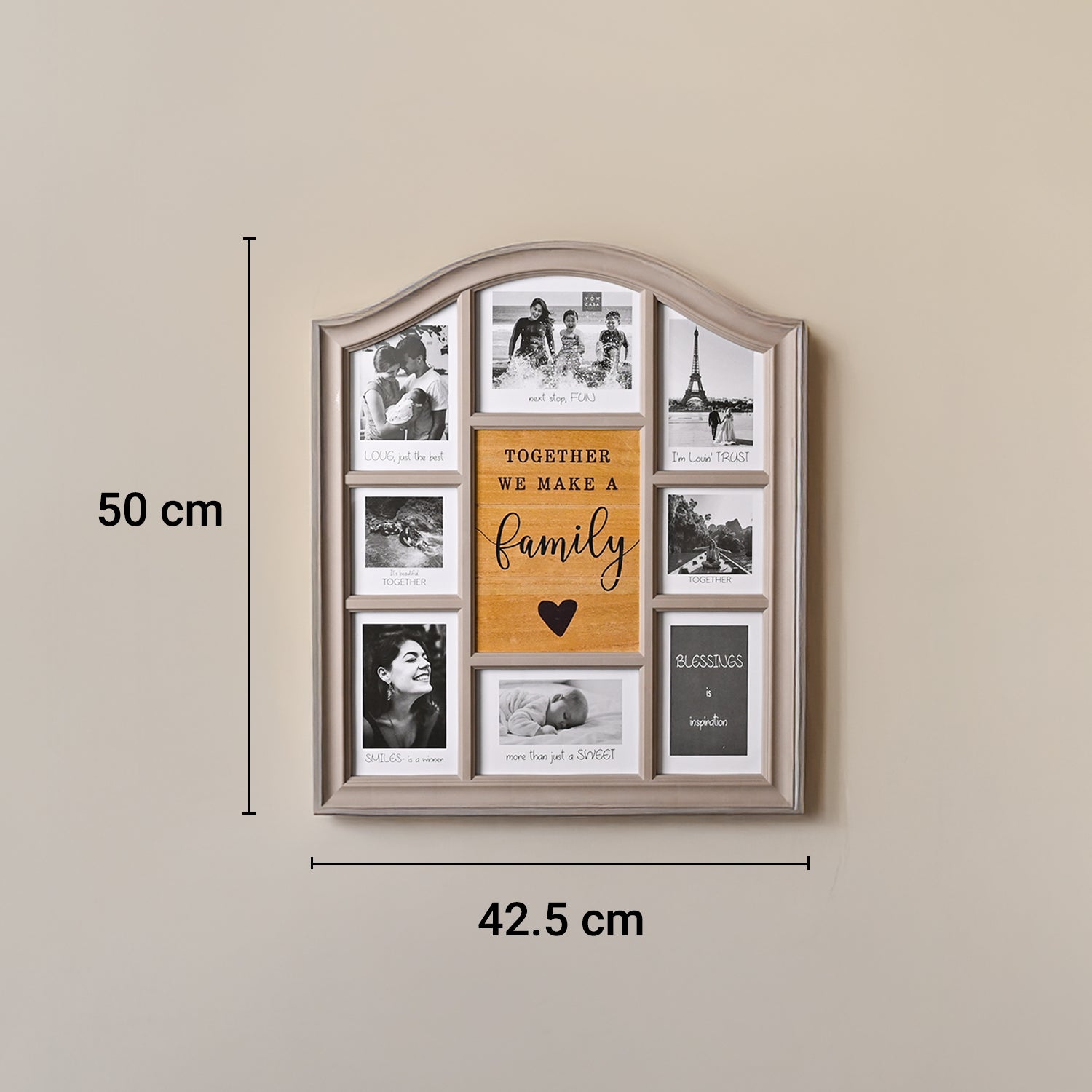 Photo Frame (Collage) – Off White Rectangle