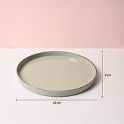 Market99 Rusty Green Melamine Dinner Set Of 12