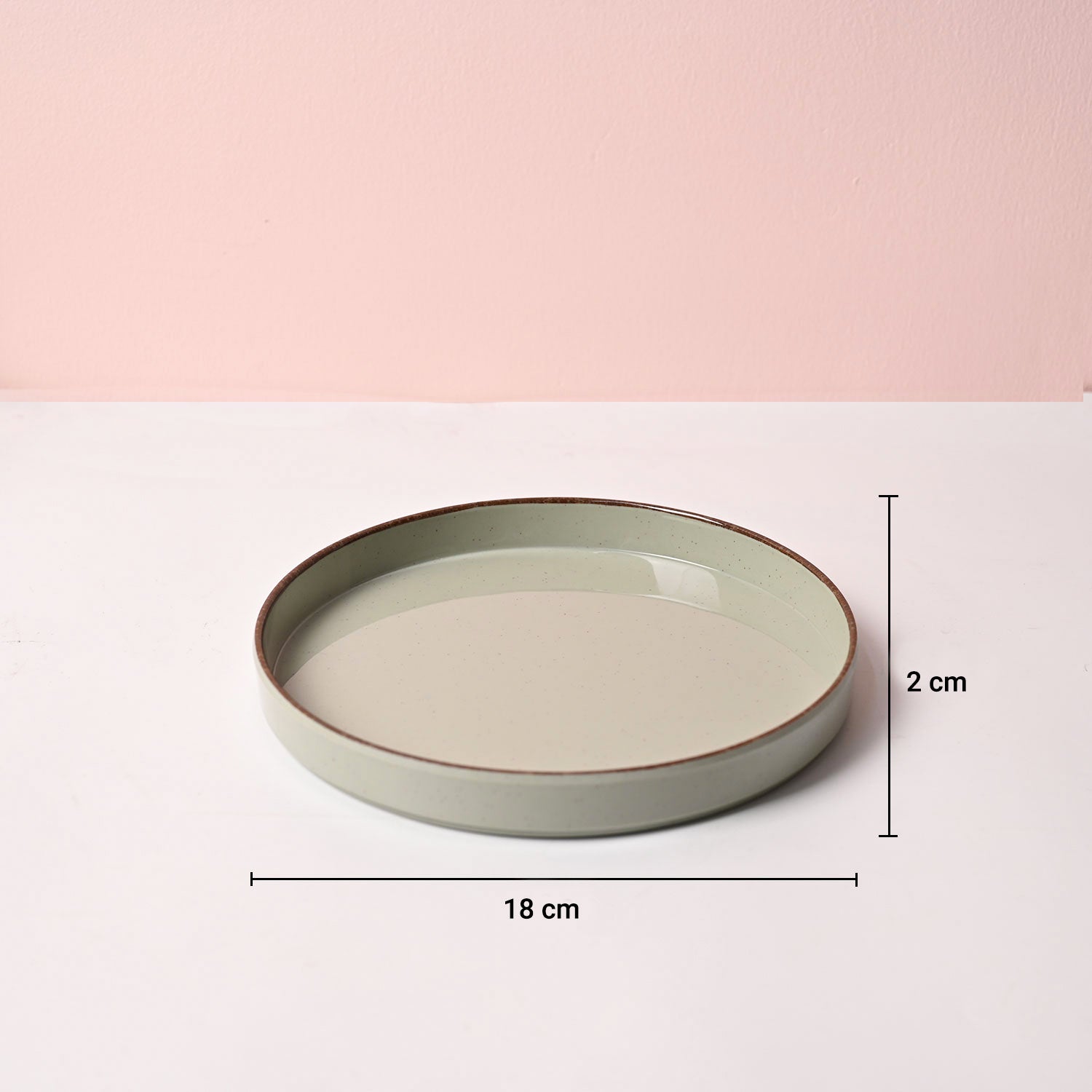 Market99 Rusty Green Melamine Dinner Set Of 12