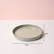 Market99 Rusty Green Melamine Dinner Set Of 12