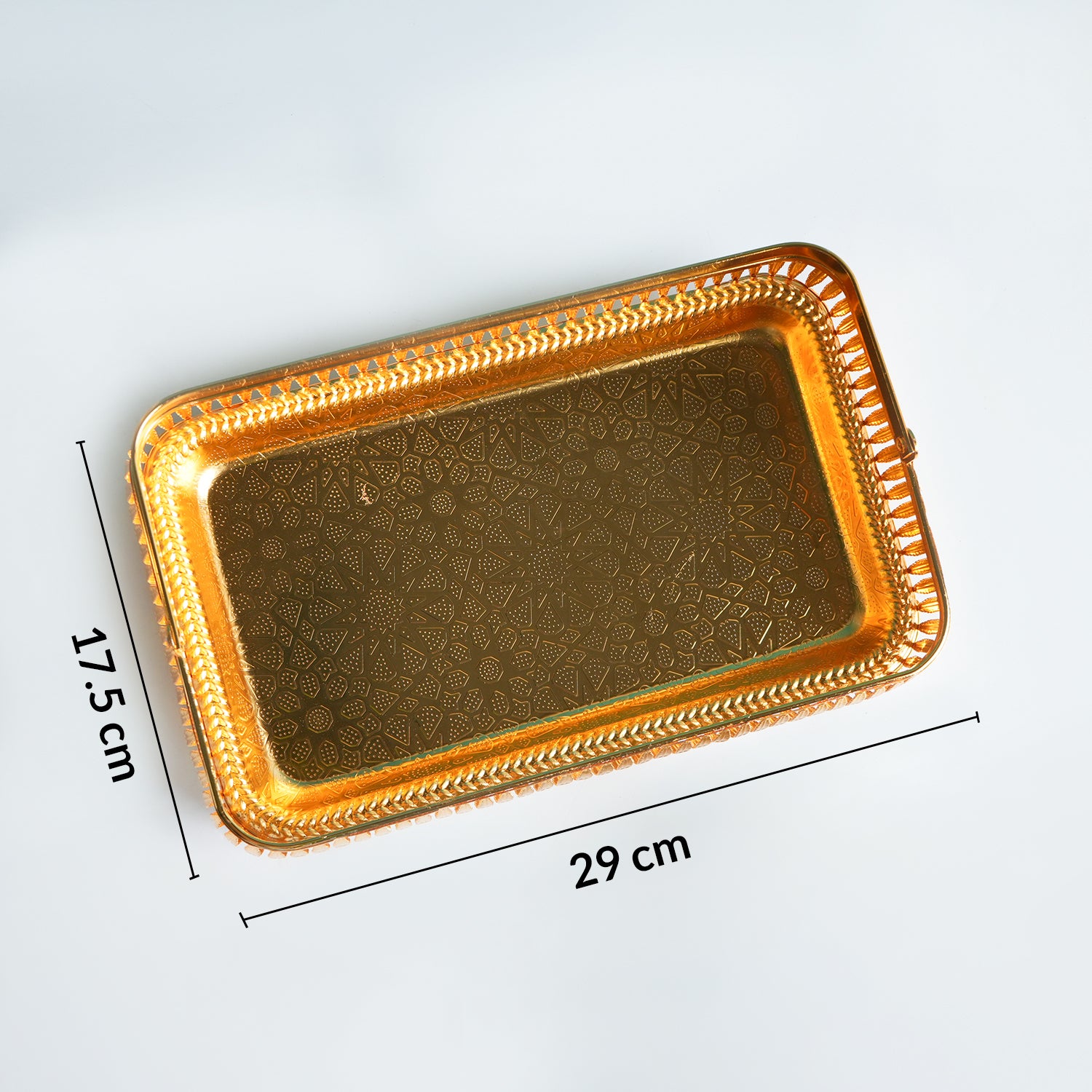 MARKET99 Golden Nordic Iron Basket With Handle