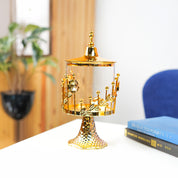 MARKET99 Glossy Golden Iron Candy Bowl (14 x 27.5cm)