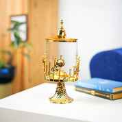 MARKET99 Glossy Golden Iron Candy Bowl (14.5 x 30.5cm)