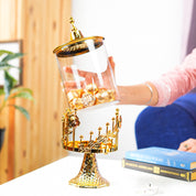 MARKET99 Glossy Golden Iron Candy Bowl (14.5 x 30.5cm)