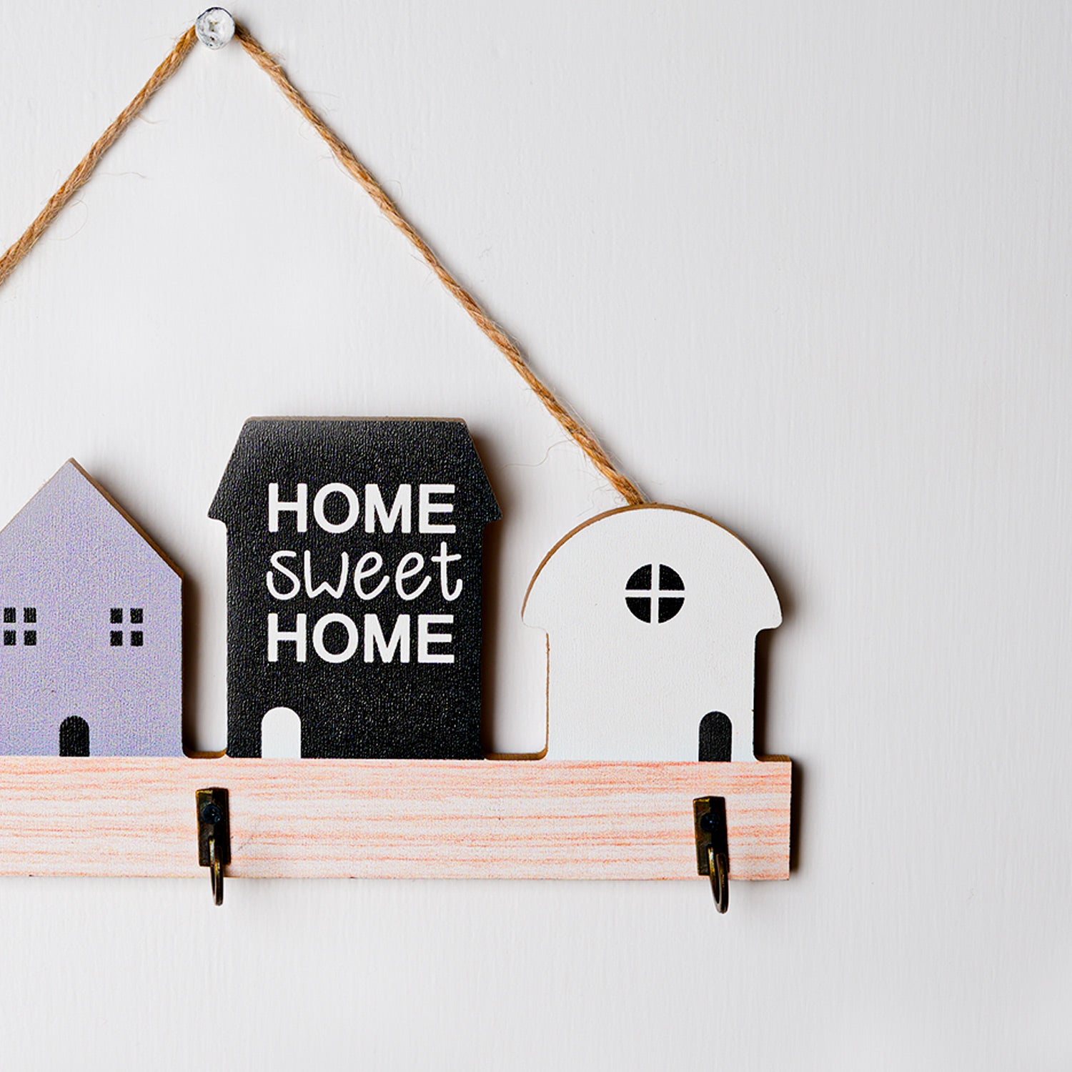 MARKET99 24 x 10cm Multi-Color House Hanging Hooks