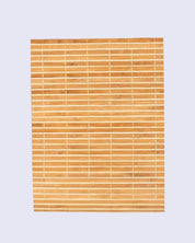 Bamboo Placemats, for Dining Table, Camel Colour, Wood, Set of 4 - MARKET 99