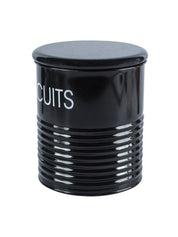 Biscuits Jar with Lid - (Black, 1700mL) - MARKET 99