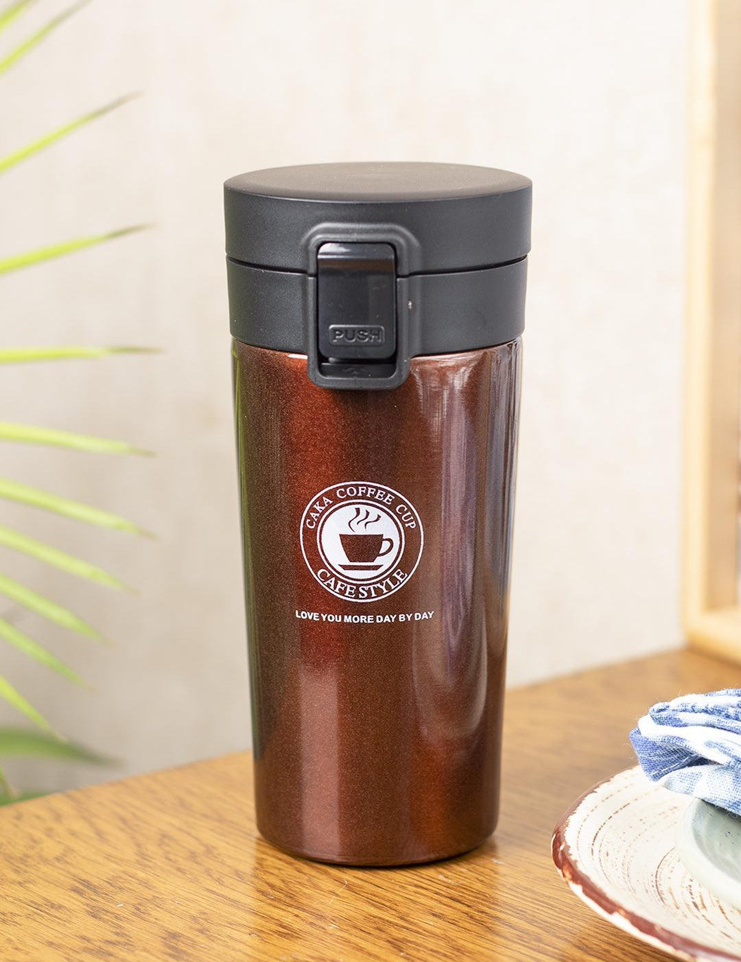 Brown Travel Mug 350Ml - MARKET 99